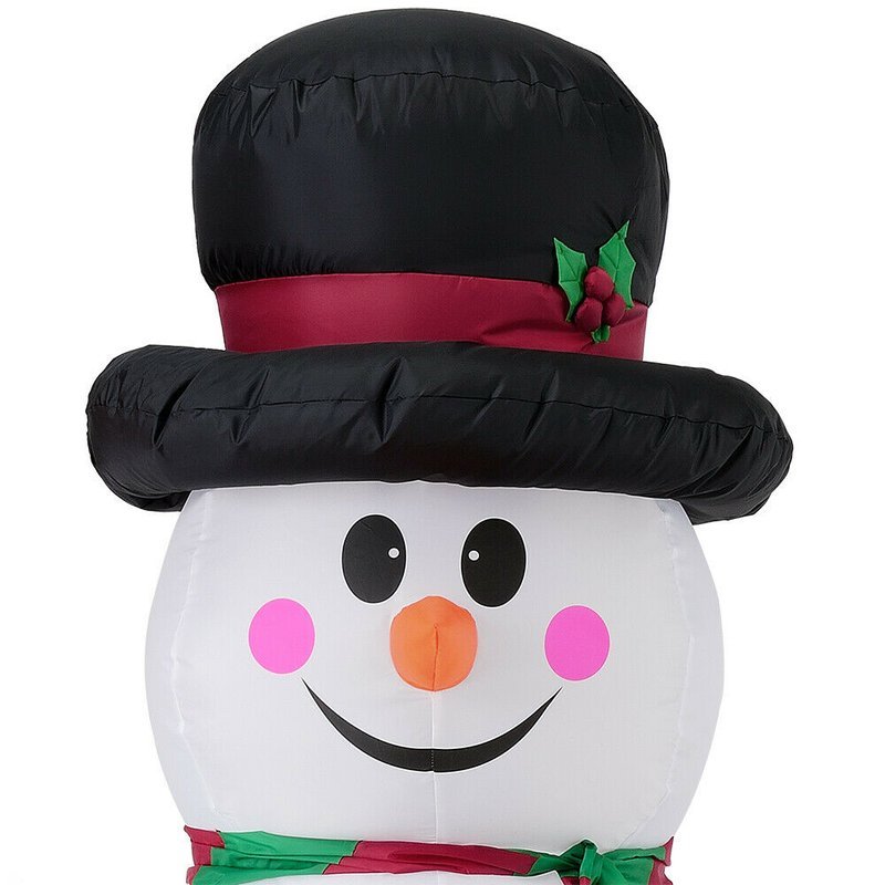 SNOWMAN INFLATABLE PUMPED GLOWING ORNAMENT 240cm Brand Wideshop