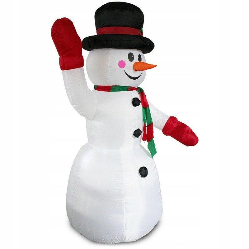 SNOWMAN INFLATABLE PUMPED GLOWING ORNAMENT 240cm