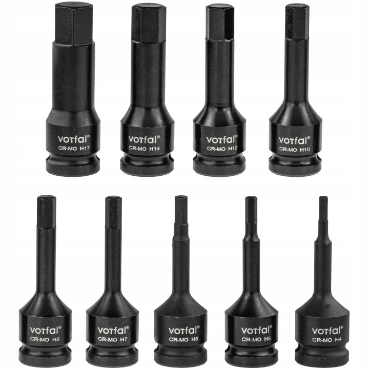 SOCKET IMPACT WRENCHES IMBUS HEX H4-H17 1/2 4-17M CRMO Manufacturer code V08401