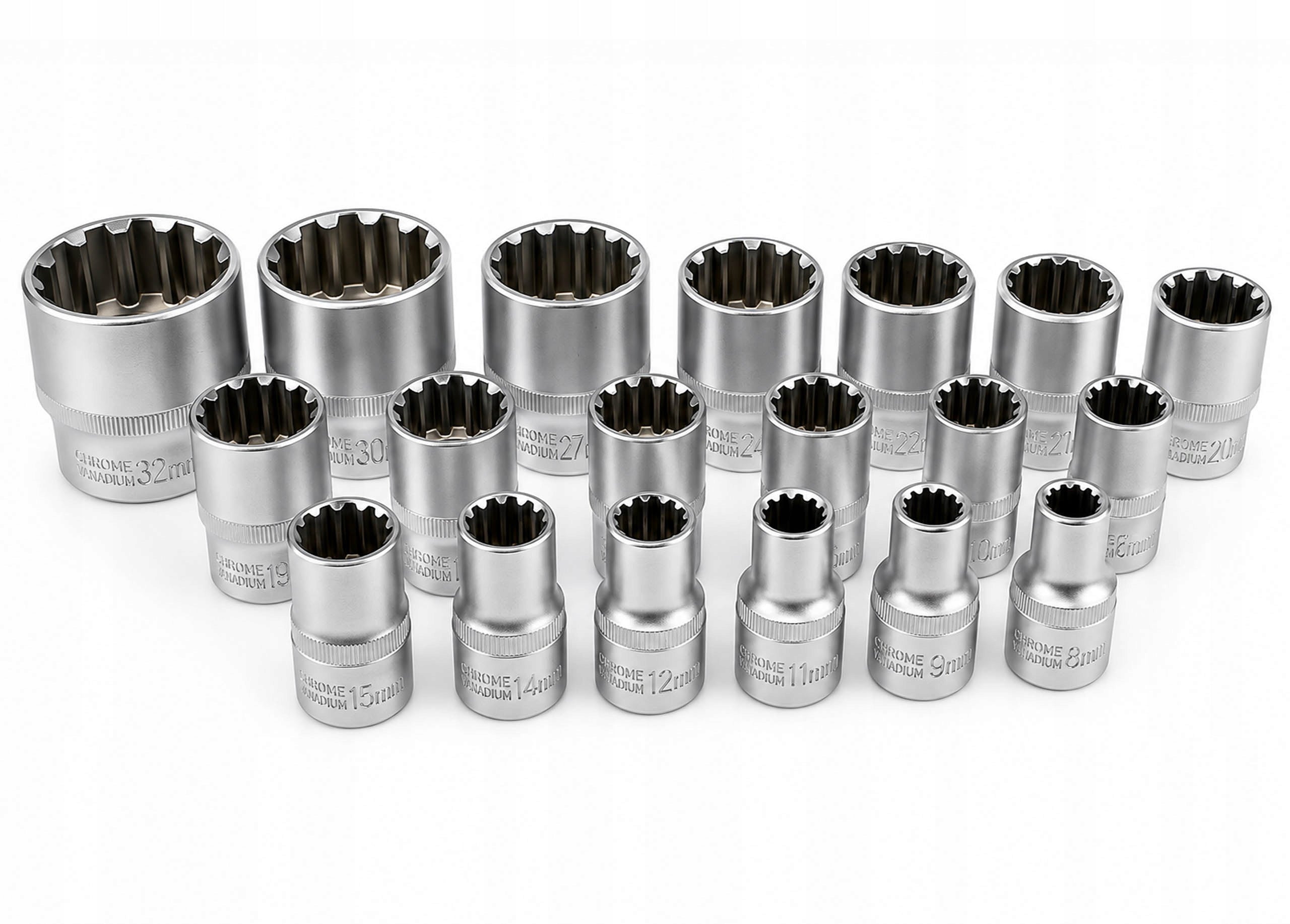 SOCKET SET 12 Angle 8-32 SOCKETS 1/2" HUB WRENCHES SUSPENSION AXLE Manufacturer code SK-019-02