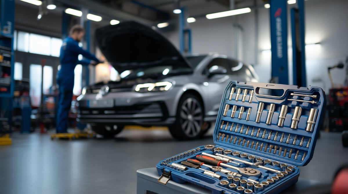 SOCKET WRENCH SET RATCHET 1/2 1/4 SOCKET WRENCHES 108 EL SUITCASE Manufacturer code KLUCZE NASADOWE 108 EL 2x GRZECHOTKI WALIZKA