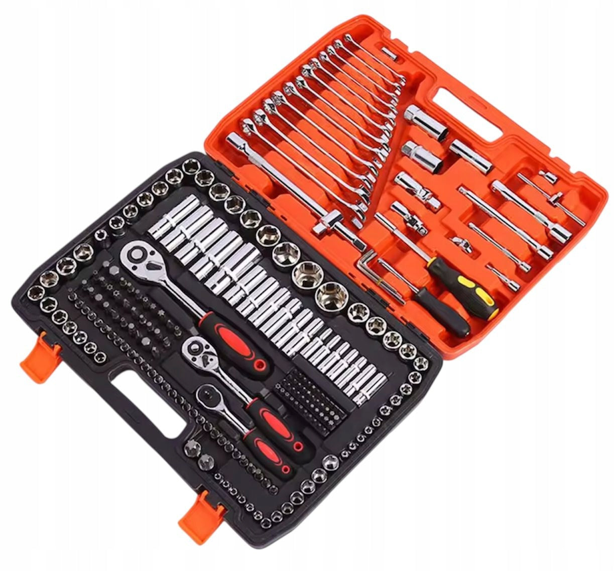 SOCKET WRENCH TOOL KIT SOCKET WRENCHES 216 el. Manufacturer code ZESTAW NARZĘDZIOWY  komplet KLUCZY NASADOWYCH
