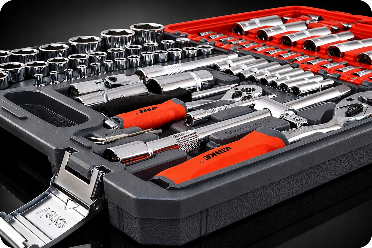 SOCKET WRENCHES 108 TOOL SOCKET WRENCH SET TORX BITS 2RATTLES Manufacturer code V39063