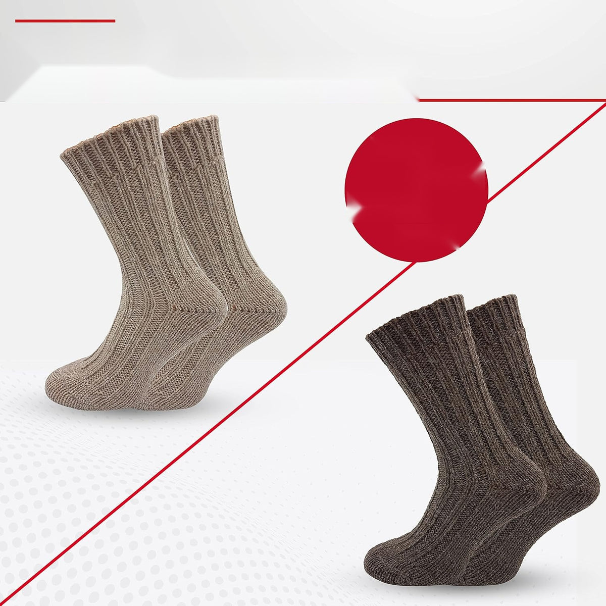 SOCKS 2 PAIRS WOOL ALPACA THERMAL WARM SOFT BREATHABLE THICK Manufacturer code 5908107194231