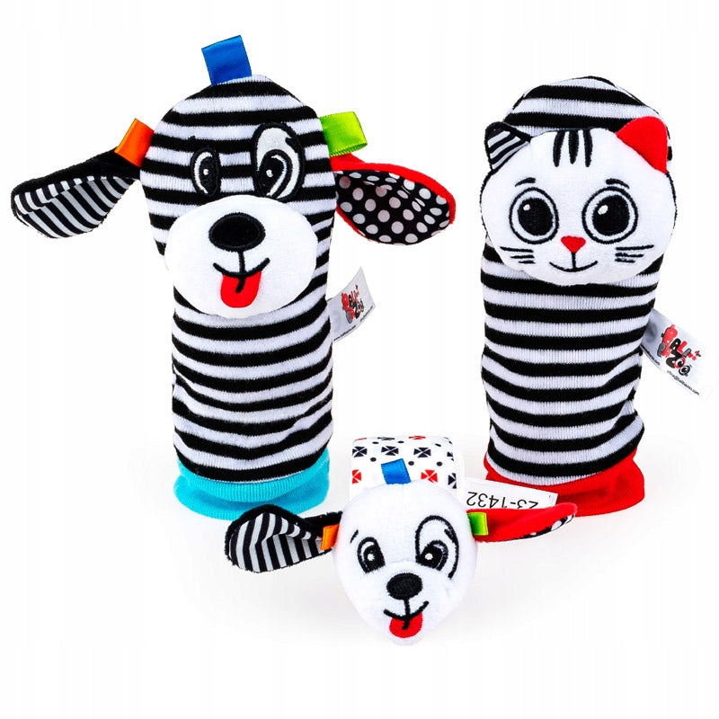 SOCKS AND RATTLE ON THE HANDLE BALIBAZOO 82249