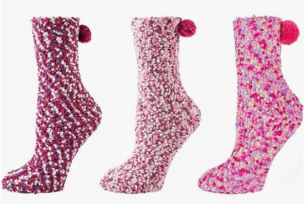 SOCKS FOR GIFT FROM SANTA CLAUS 3 PAIRS KNITTED