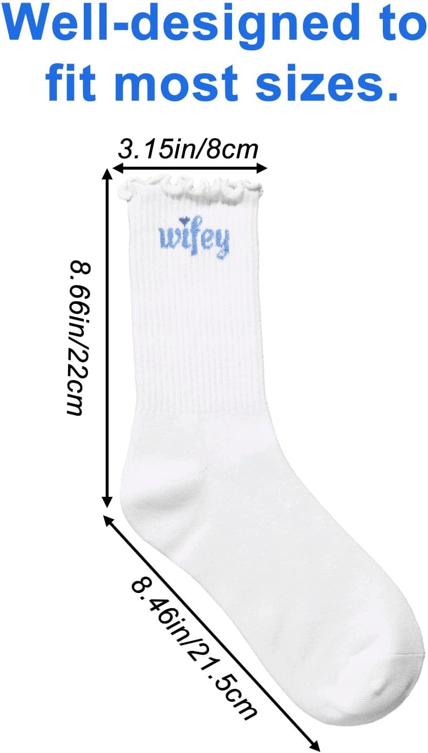 SOCKS FRILL COTTON THICK WARM SOFT WOMEN'S BRIDE WEDDING Brand no brand