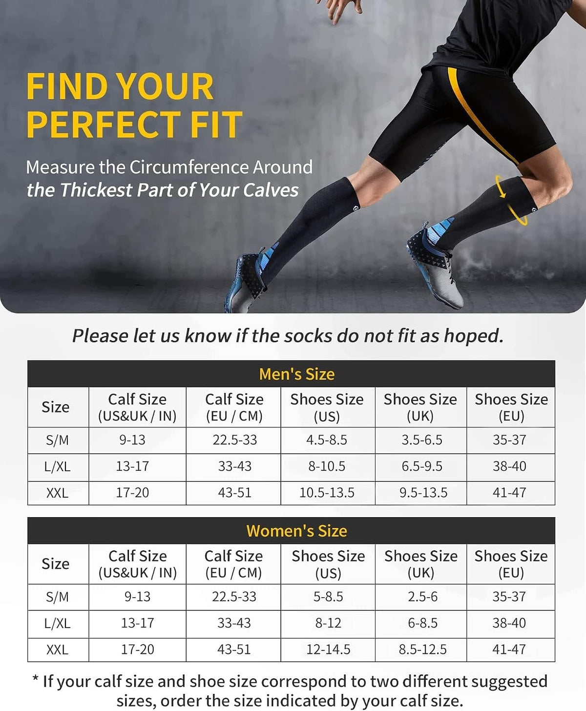 SOCKS L-XL COMPRESSION SPORTS RUNNING CYCLING TRAVEL TWO PAIRS Manufacturer code 5908182573556