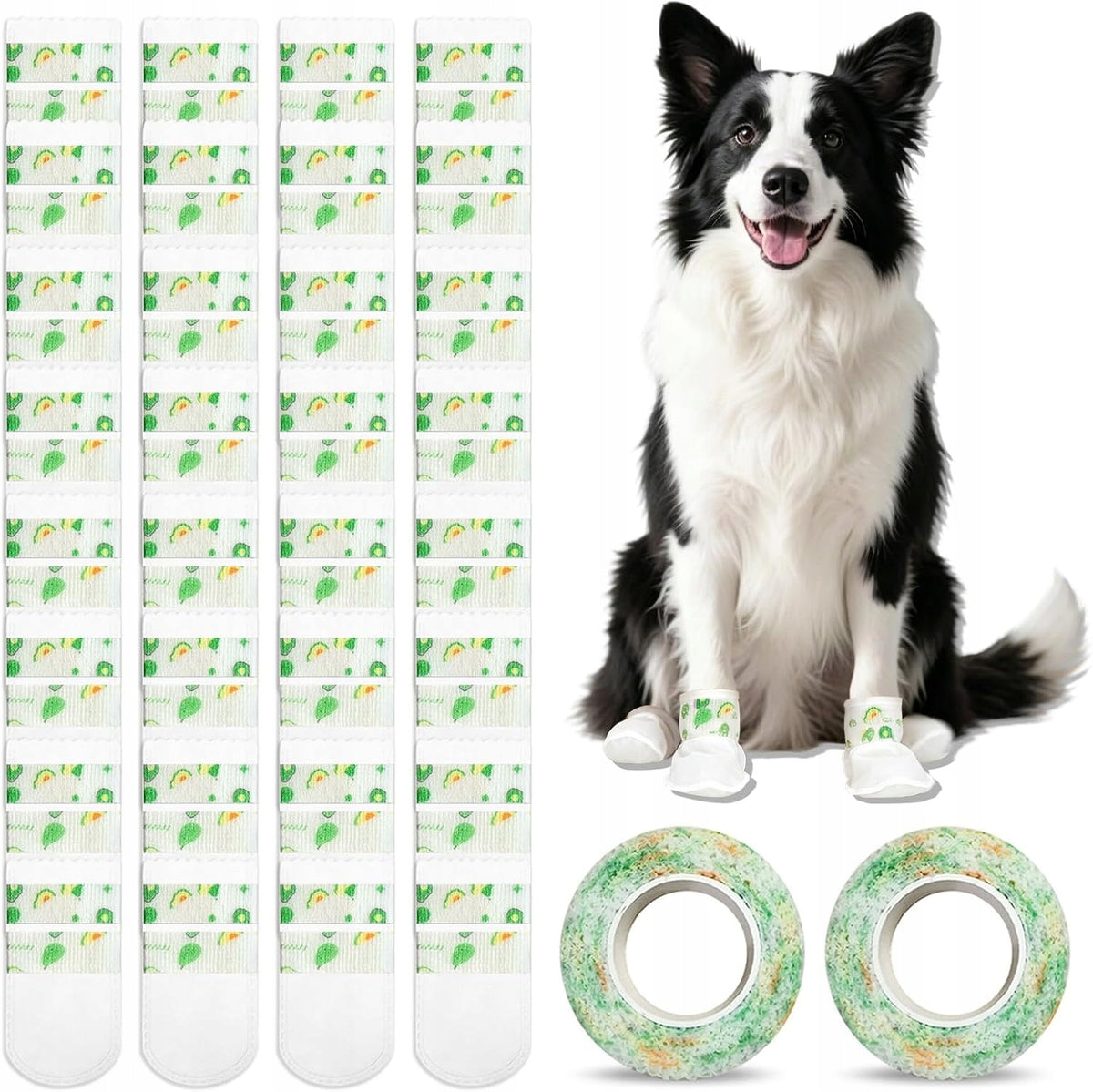 SOCKS M DISPOSABLE FOR DOGS 40 PIECES SHOE PROTECTORS