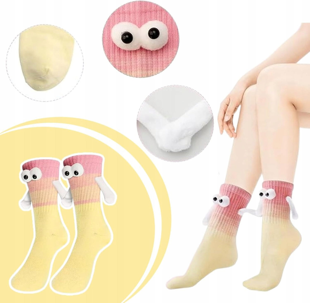 SOCKS POSITIVE MAGNETIC FRIENDSHIP FUN COTTON CARTOON 4 Manufacturer code 5908107981534