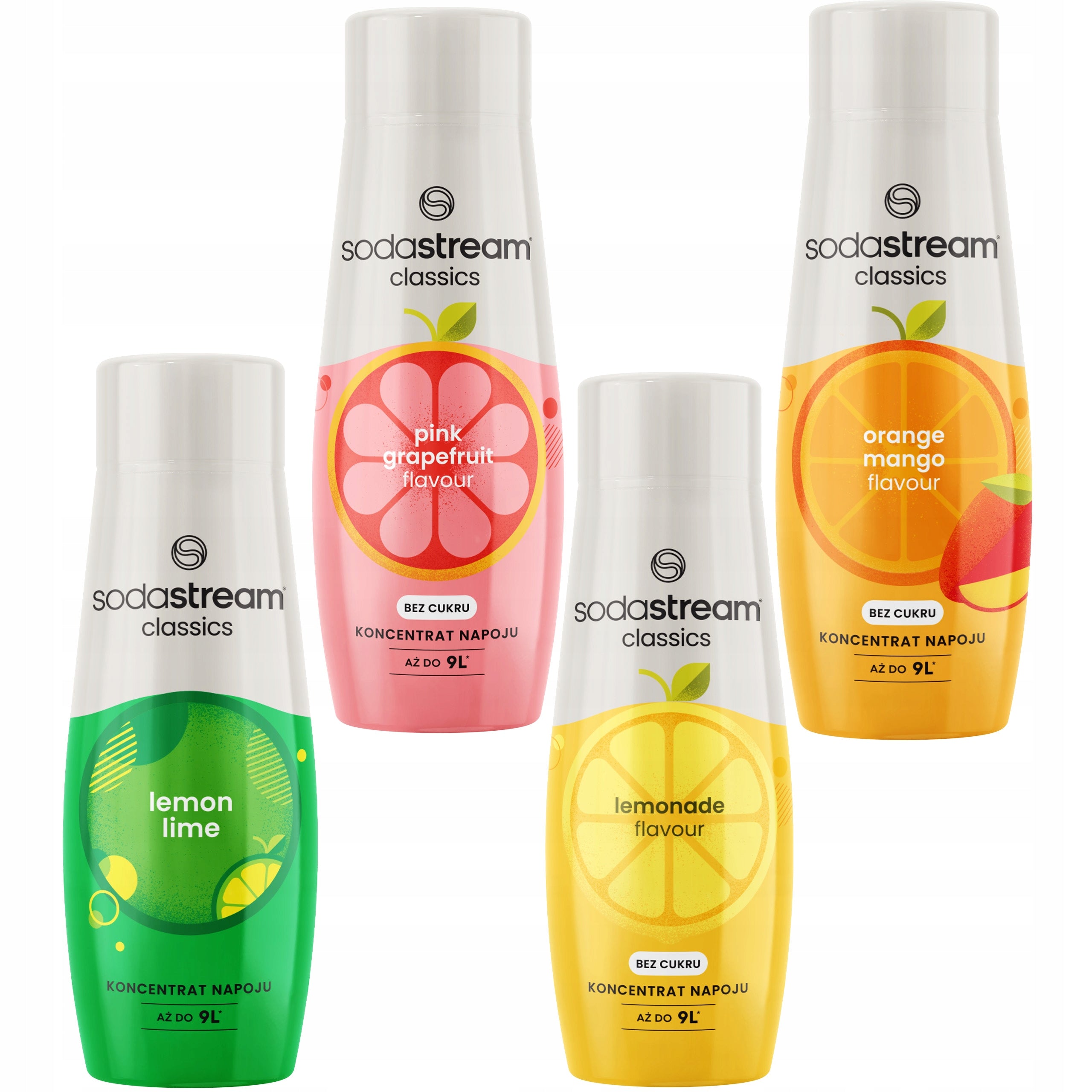 SODASTREAM Syrup 4 different flavors concentrate set