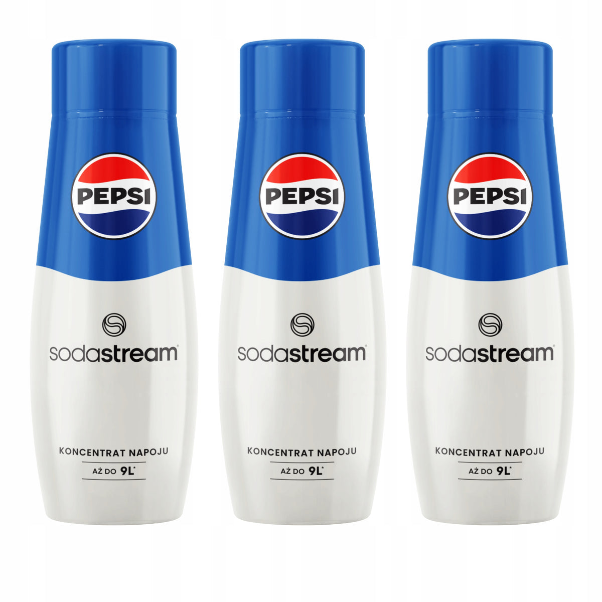 SODASTREAM Syrup PEPSI Cola Concentrate for Carbonated Water 3 pcs x 440 ml