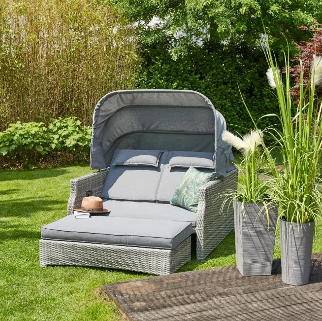 SOFA GARDEN ISLAND LOBOS II COUCH 2OS. FOLDING WITH PILLOWS AWNING! Length (longer side) 150 cm