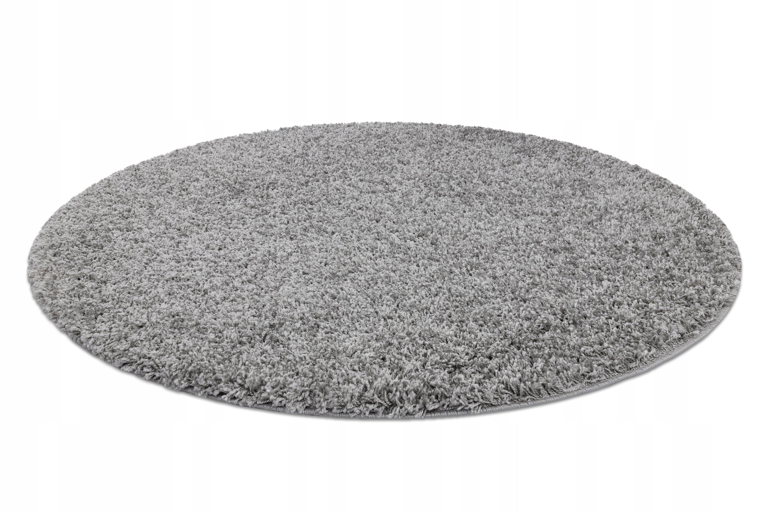 SOFFI shaggy CIRCLE CARPET 80 cm thick GRAY #AF237 Brand Dywany Łuszczów