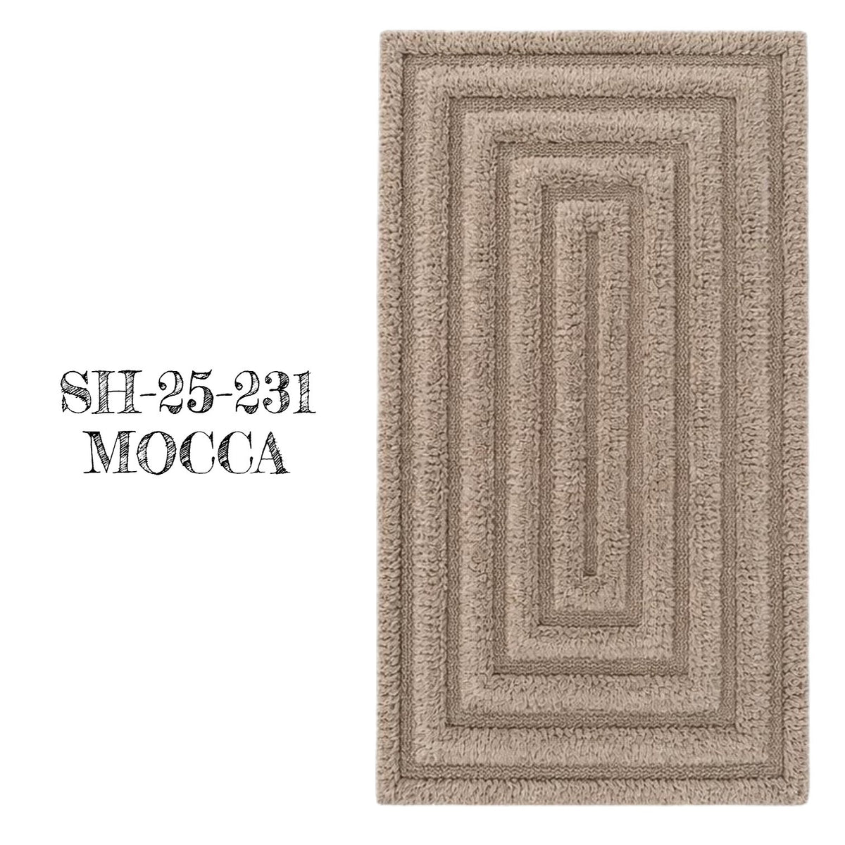 SOFT BATHROOM RUG 60x100 CM COTTON PRACTICAL DOUBLE SIDED Manufacturer code bawełna 60x100 cm