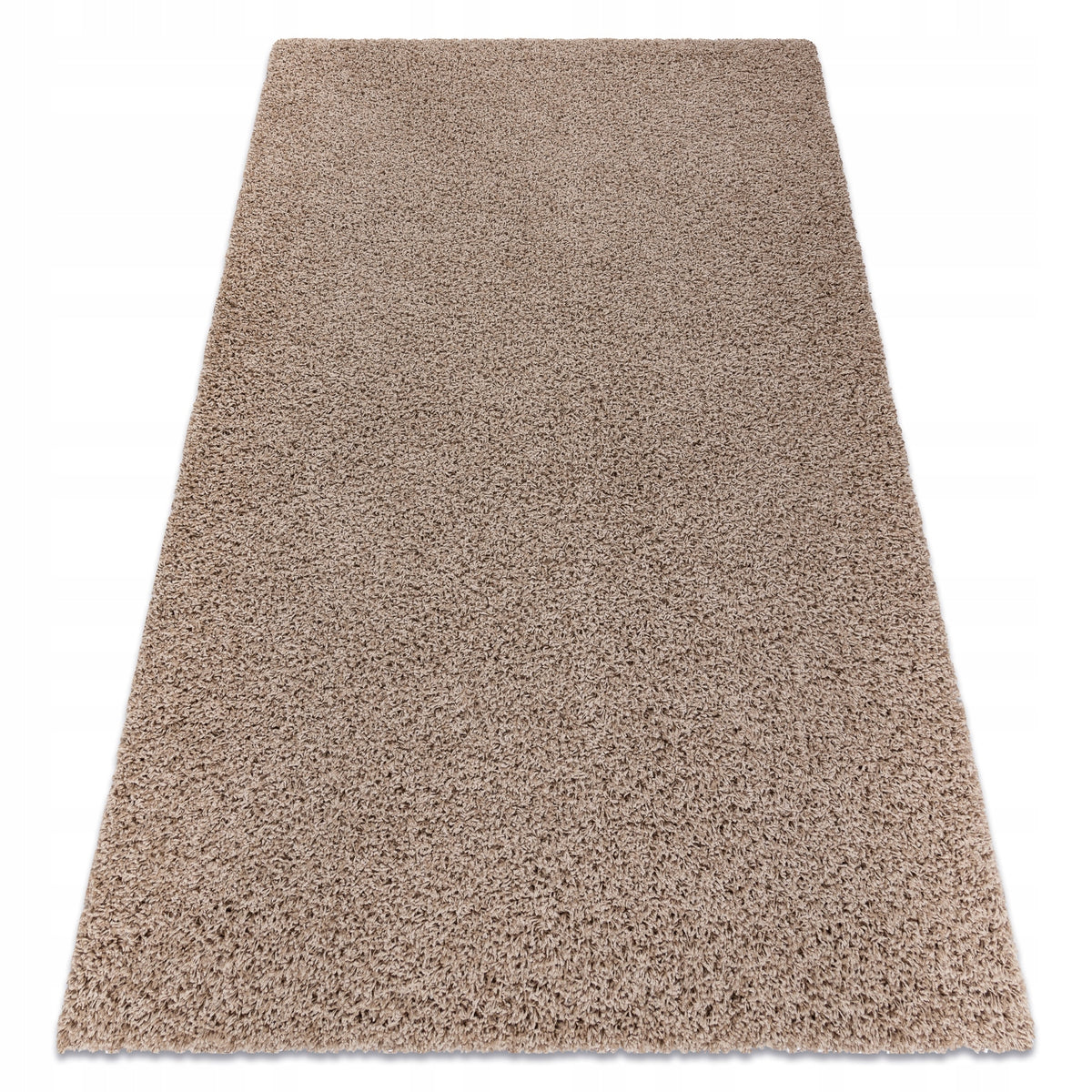 SOFT Carpet shaggy THICK FOR BEDROOM LIVING ROOM beige WITHOUT PATTERN 80x150 cm Brand Dywany Łuszczów