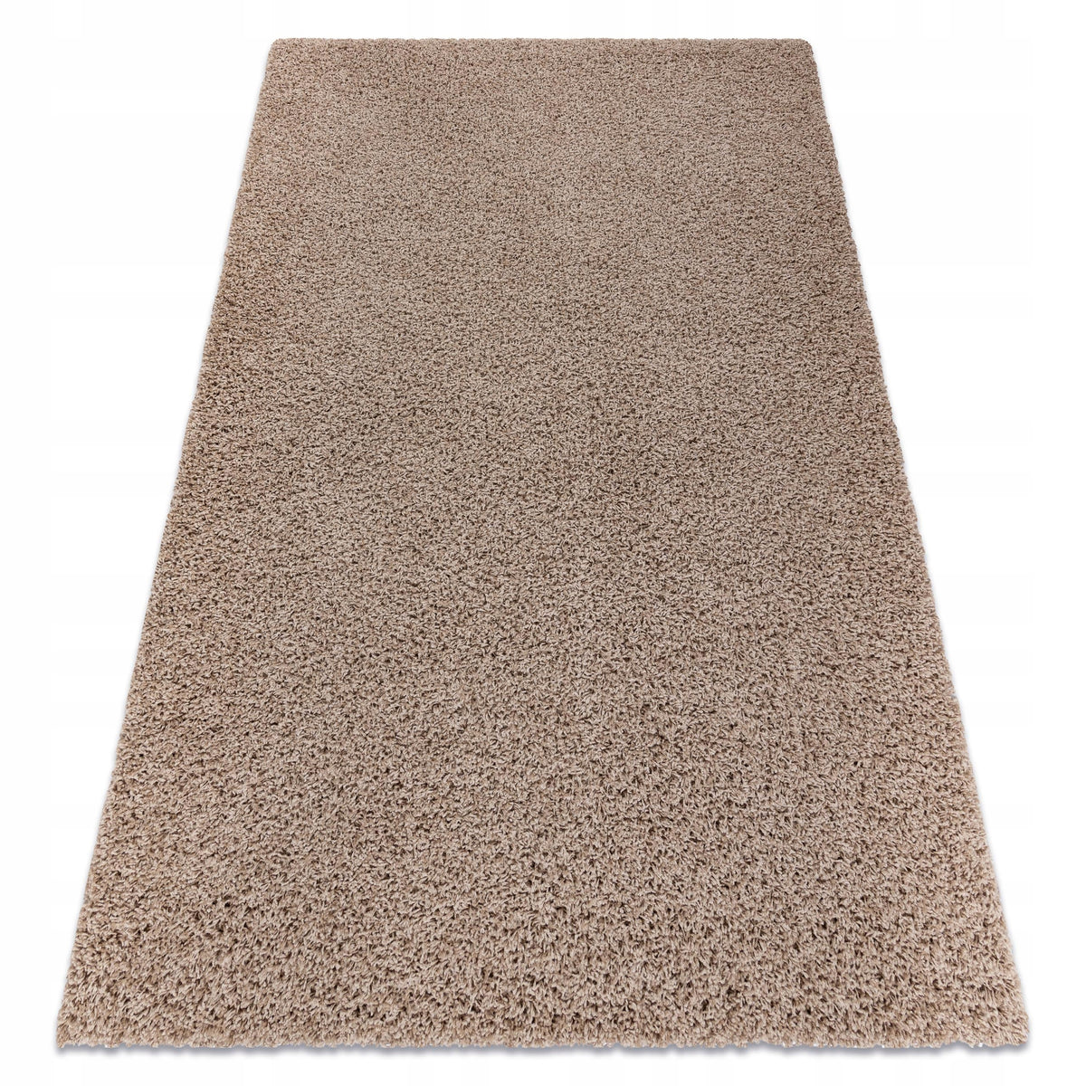 SOFT Carpet shaggy THICK FOR BEDROOM LIVING ROOM beige WITHOUT PATTERN 80x150 cm