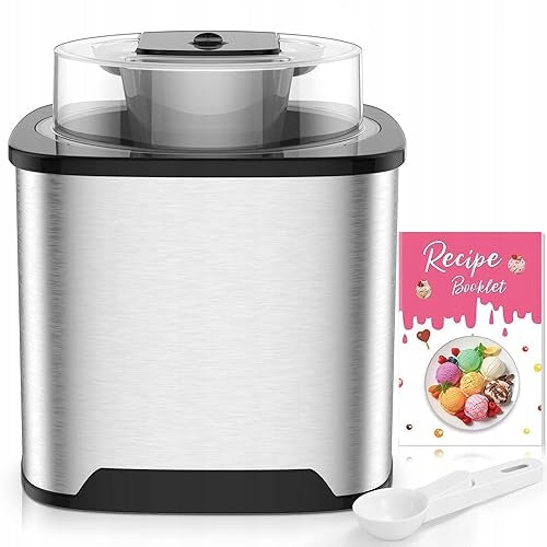 SOFT ICE CREAM MACHINE 2L STAINLESS STEEL FOR FAMILY STEEL SET