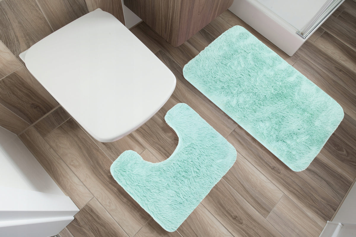 SOFT PLUSH 2-PIECE BATHROOM MAT v17 EAN (GTIN) 5903591573609
