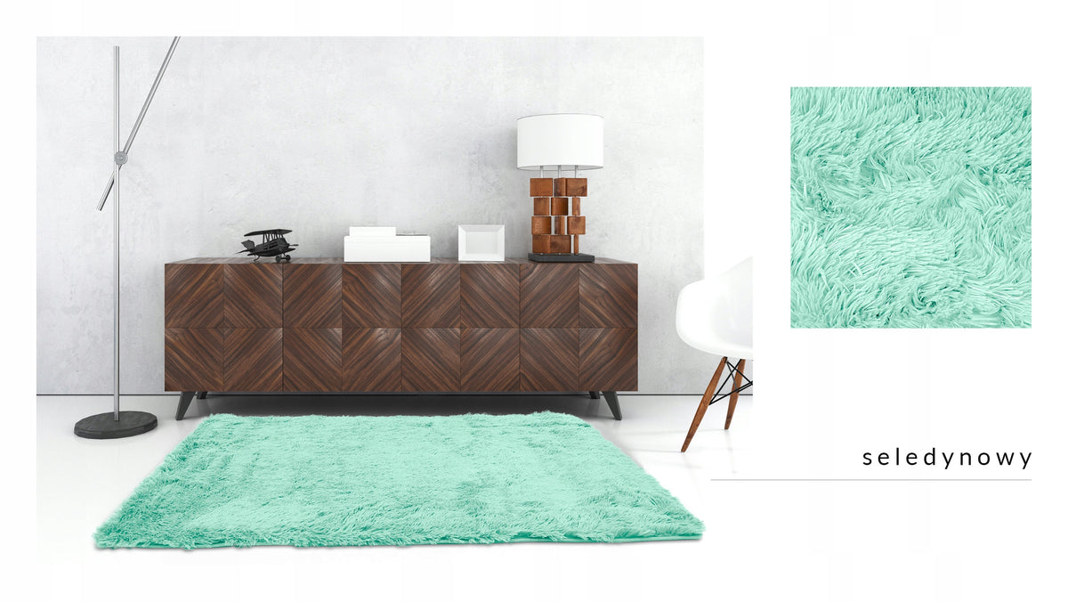 SOFT PLUSH CARPET INSPIRE 65x120 Seledynowy EAN (GTIN) 5907738696121
