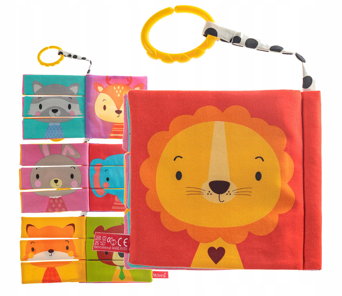 SOFT SENSORY PUZZLE BOOK Mom's Care 8m+