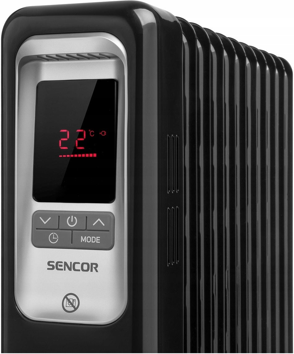 SOH 6111BK olejový radiátor SENCOR Dominant color black