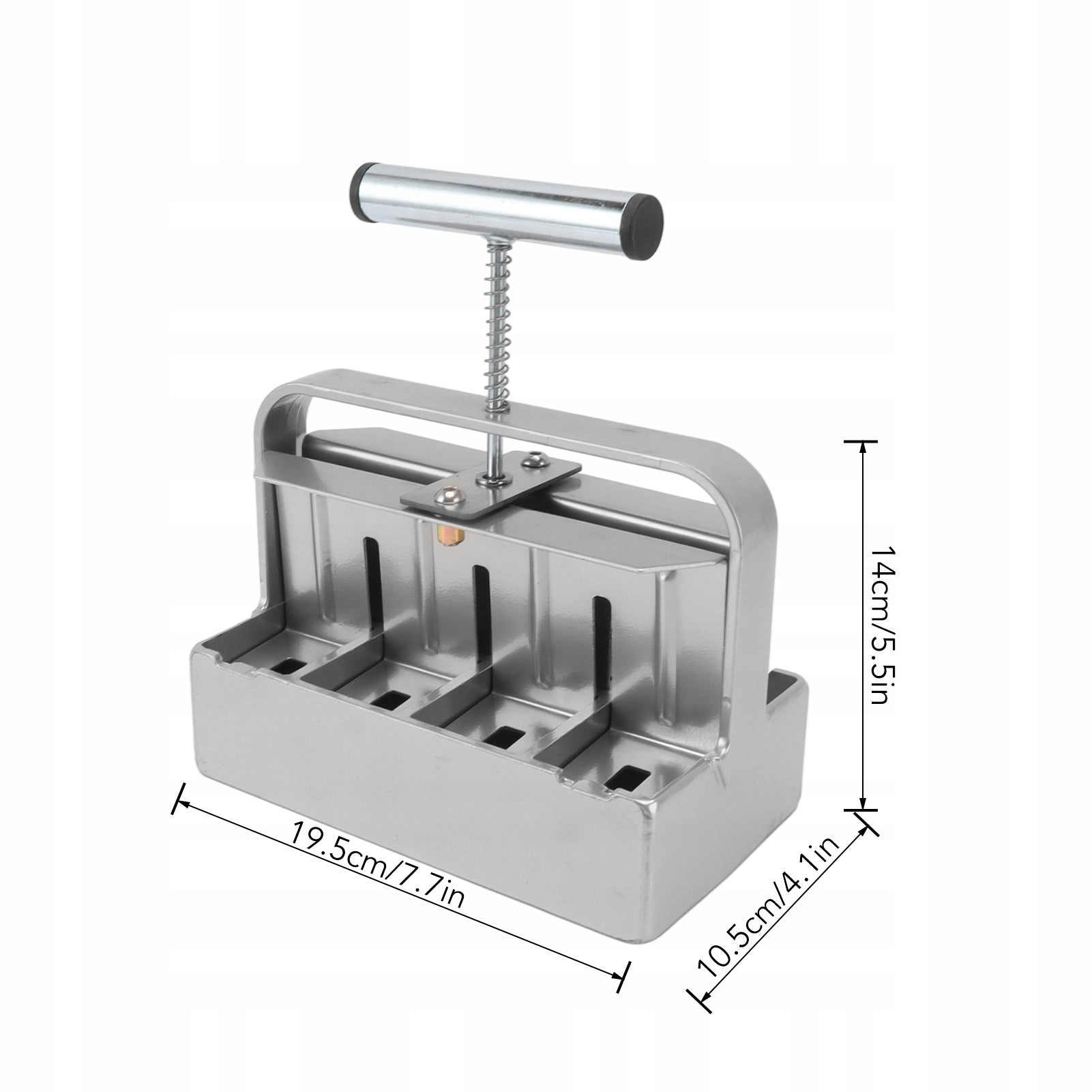 SOIL BLOCKER MOLD FOR MAKING EARTH BLOCKS MANUAL SOIL BLOCKER 4X4CM Sowing width 4 cm