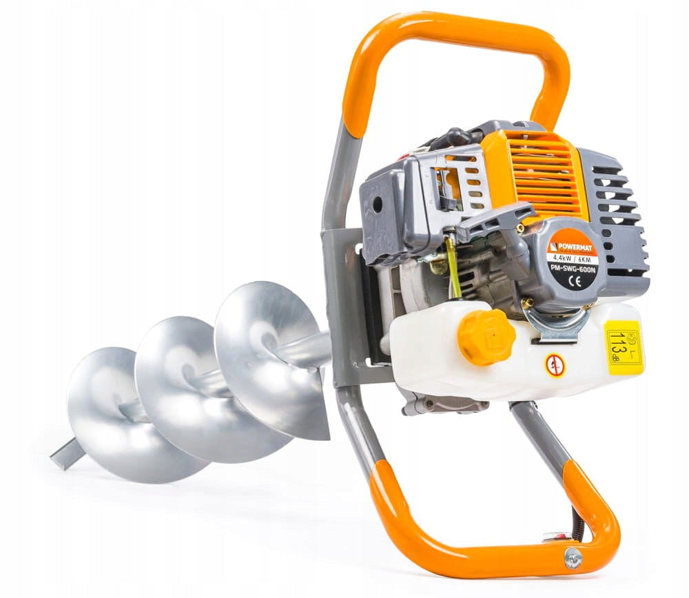 SOIL DRILLING RIG COMBUSTION DRILL 6KM 3 DRILL BITS 10/20/30cm Brand Powermat