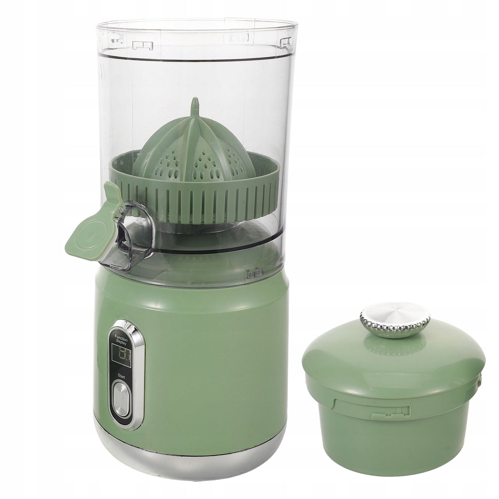 SOKOWIRÓWKA ELEKTRYCZNA DO CYTRUSÓW Z SEPARATOREM MIĄŻSZU 600 ML Dominant color green