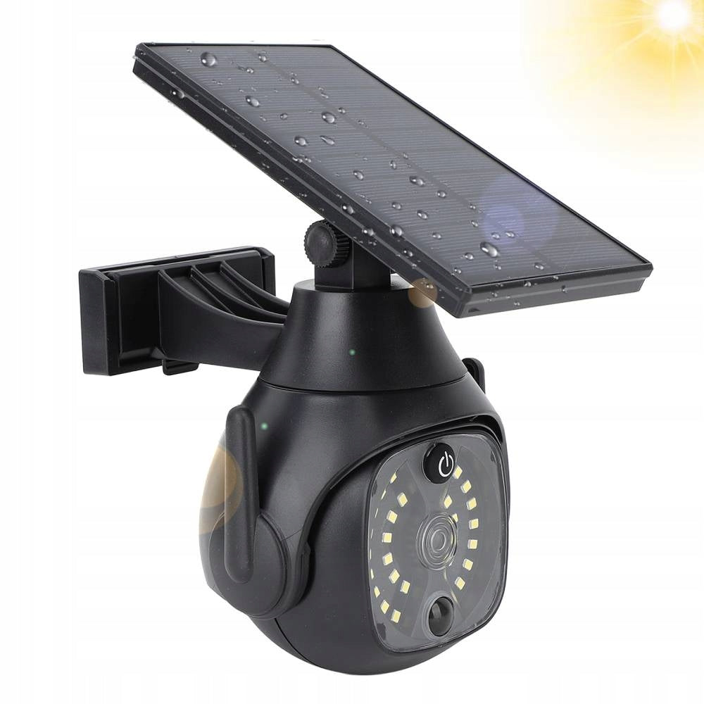 SOLAR DUMMY CAMERA, FLASHING LED, MOTION SENSOR, LED