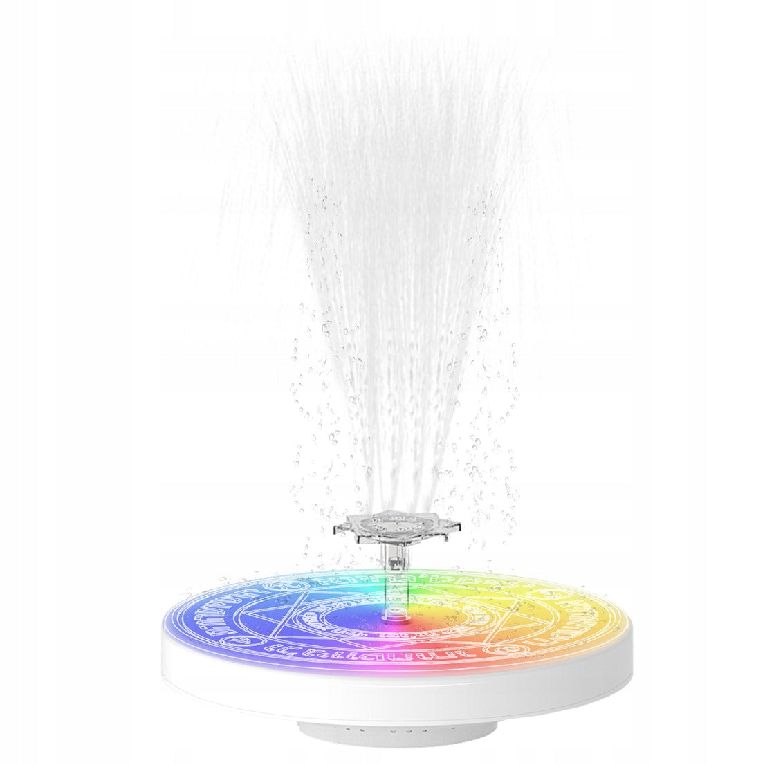 SOLAR FOUNTAIN FLOATING GARDEN PUMP RGB LED Packaging status original