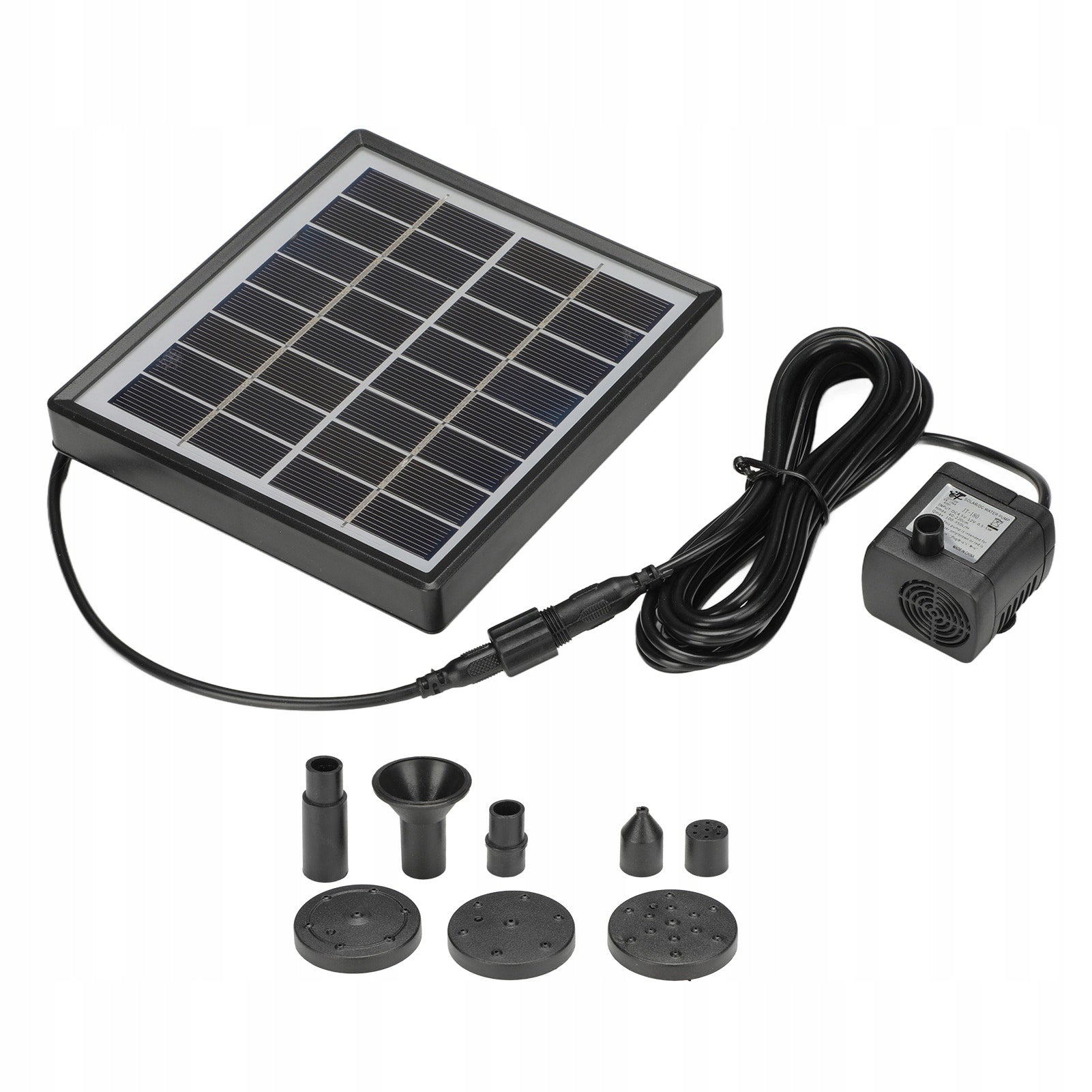 SOLAR FOUNTAIN FOR POND WATER GARDEN PUMP FOR POND WATER FLOATING Pump capacity l/h Ponad 5000 l/h