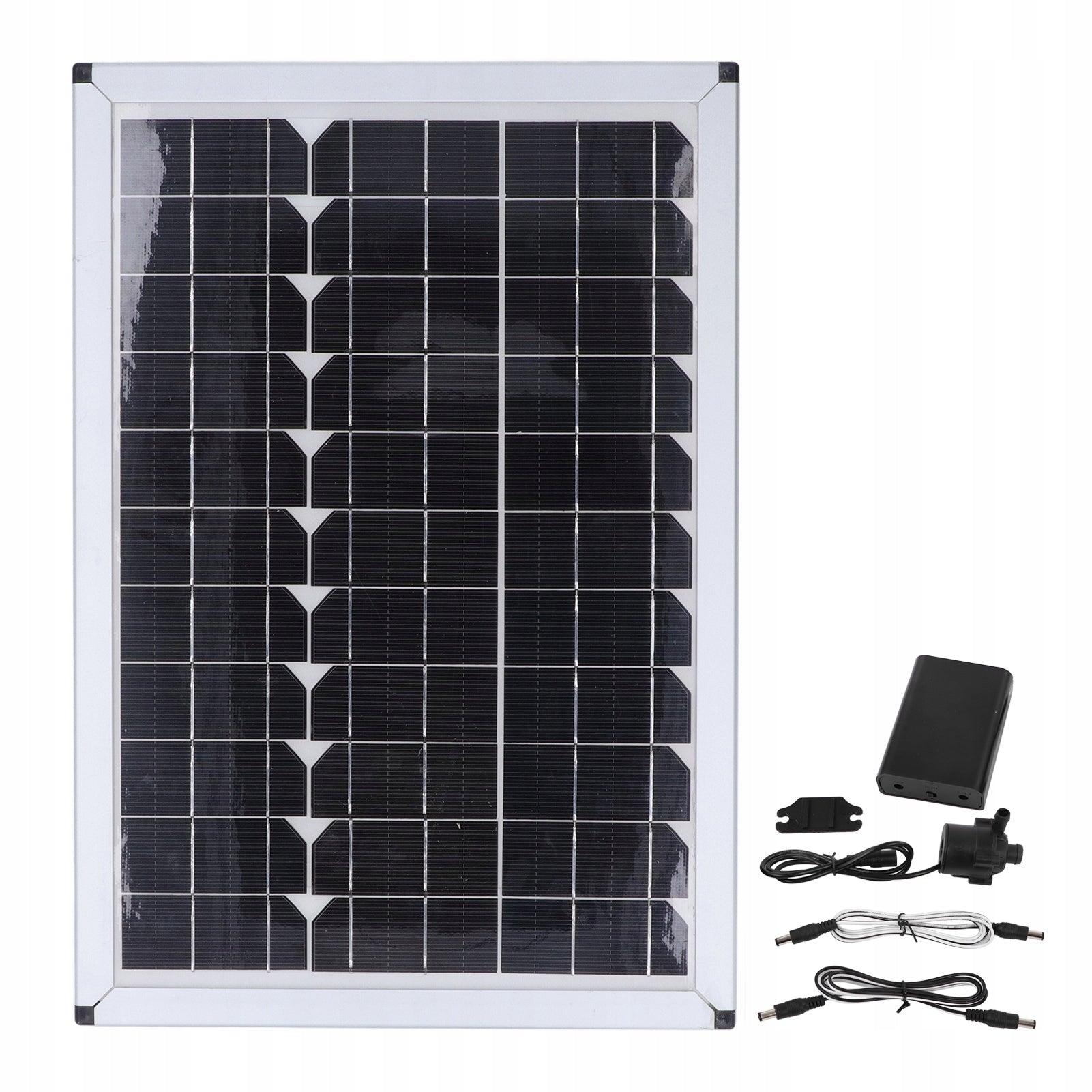 SOLAR FOUNTAIN WATER GARDEN PUMP FOR POND WATER POND + PANEL 20W