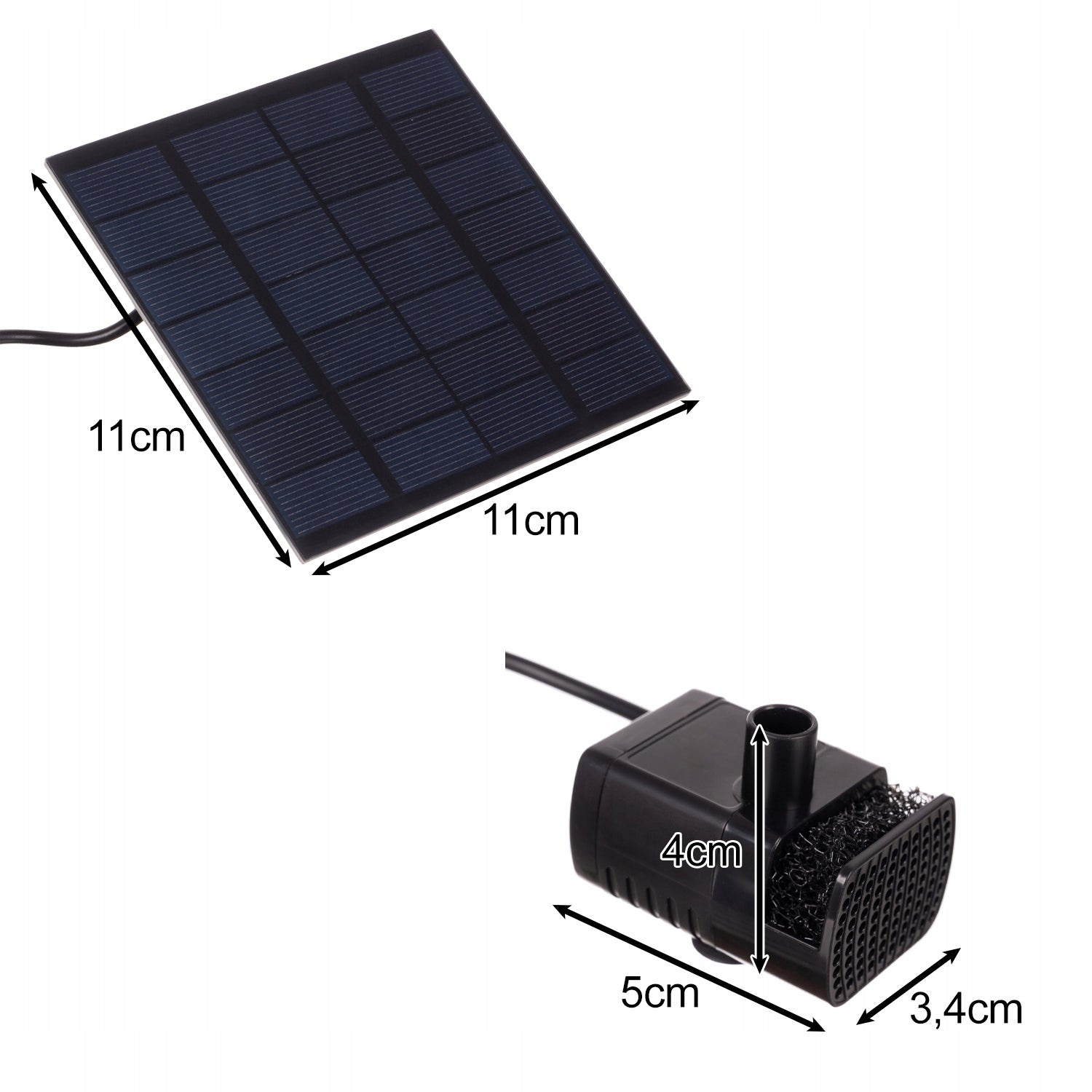 SOLAR GARDEN FOUNTAIN FOR WATER GARDEN WATER MESH POND LAKE PUMP Packaging status original