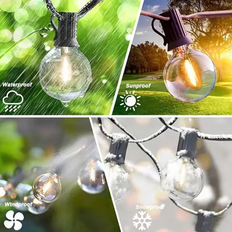 SOLAR GARDEN GARLAND 25LED + 2 Freebie - 10m SOLAR LIGHTS + REMOTE CONTROL Power supply solar