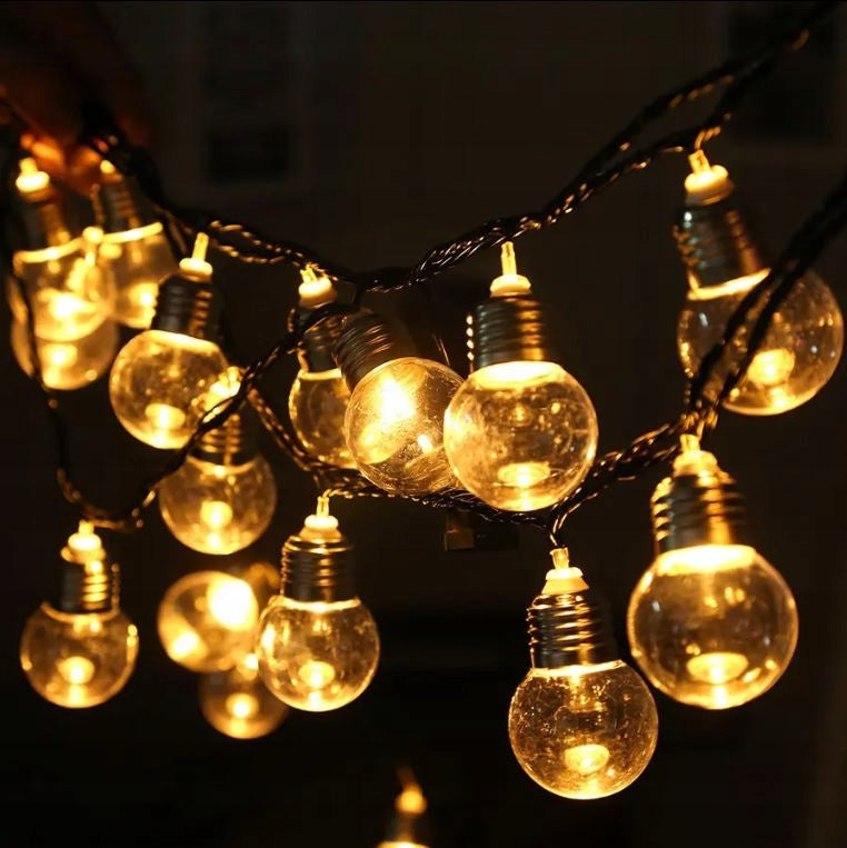 SOLAR GARDEN GARLAND 30 LED 11m SOLAR LIGHTS Garden Balcony Gazebo Packaging status original