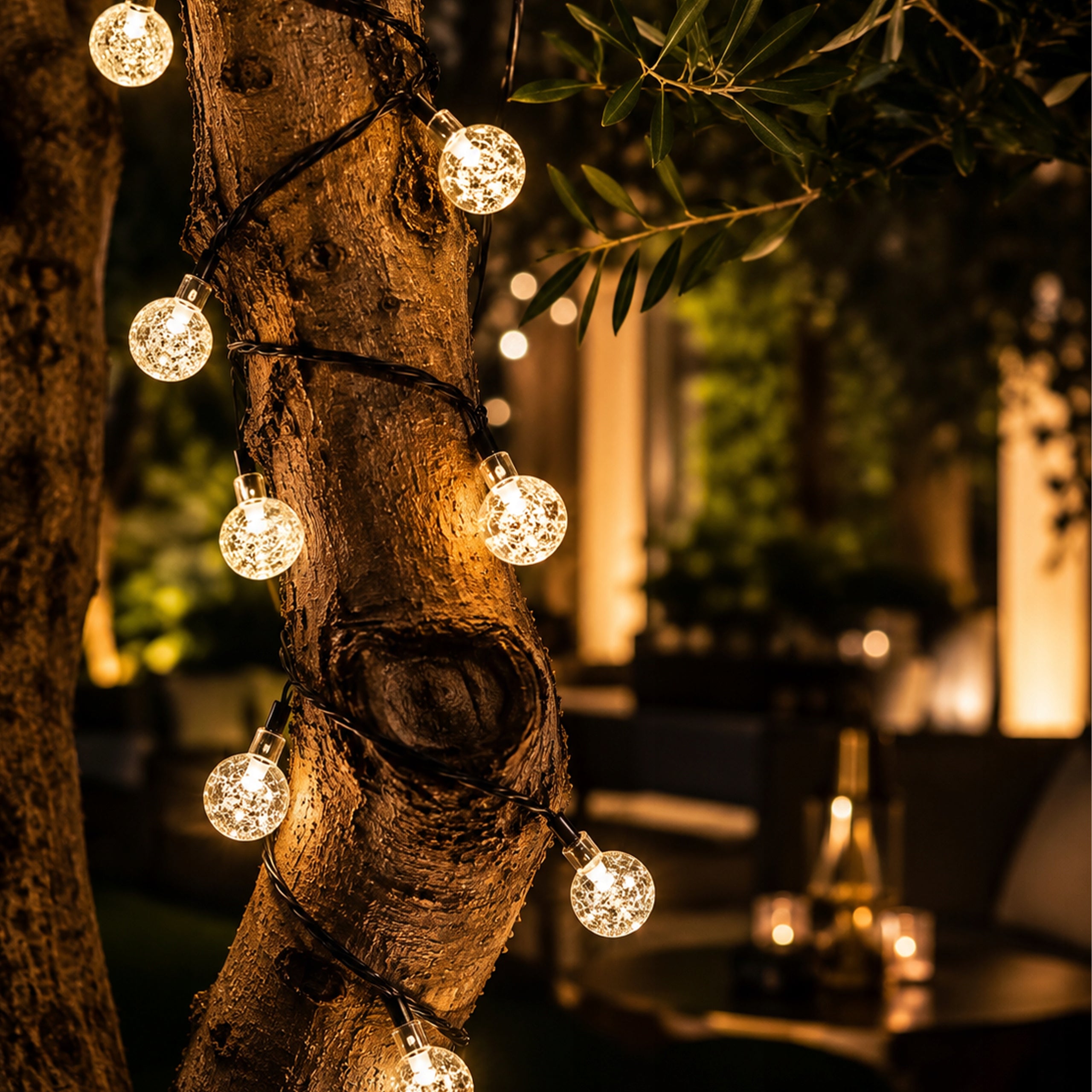 SOLAR GARDEN GARLAND LED Waterproof BALLS SOLAR LIGHTS 50LED 7M Manufacturer code 00024008