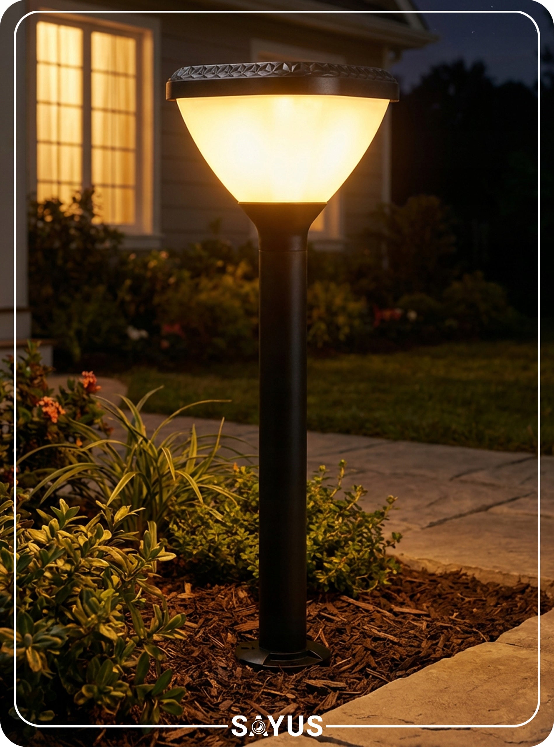 SOLAR GARDEN LAMP RGB LED LIGHTING POST WITH REMOTE CONTROL 80cm EAN (GTIN) 5904996015701