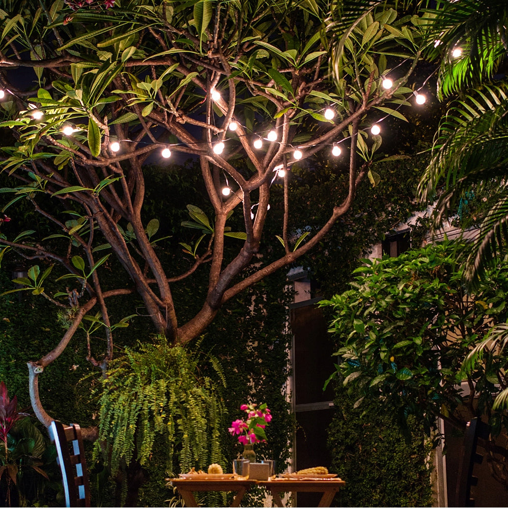 SOLAR GARDEN LIGHT GARLAND 30x LED BALL BULBS Power supply solar