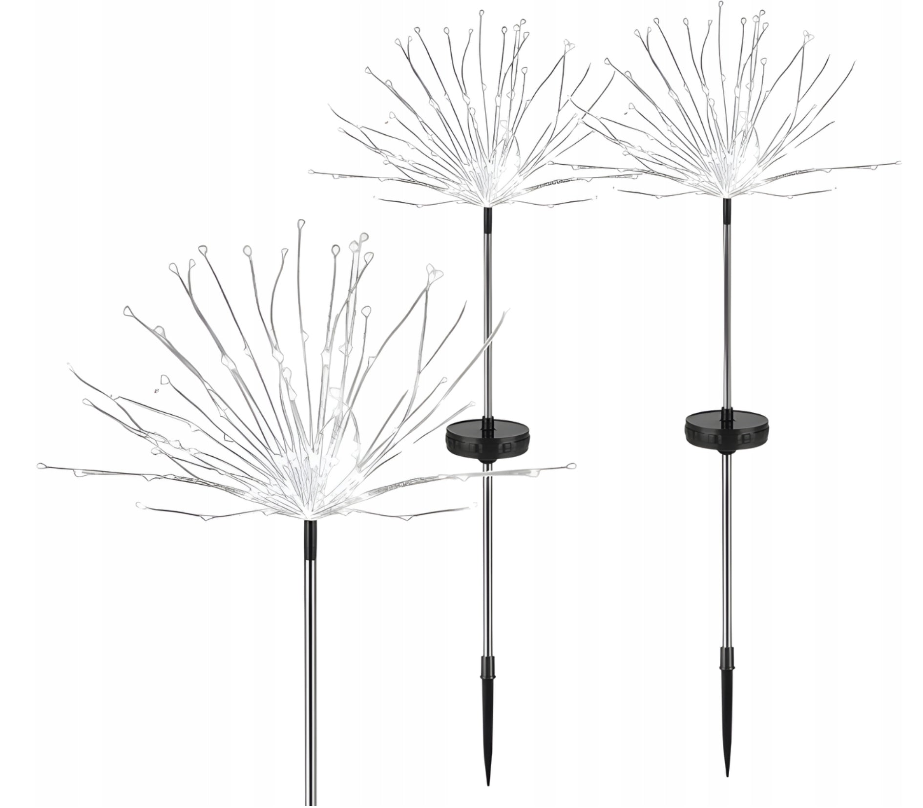 SOLAR GARDEN LIGHTS DANDELION 480 LED WITH REMOTE CONTROL IP65 WATERPROOF 4PCS