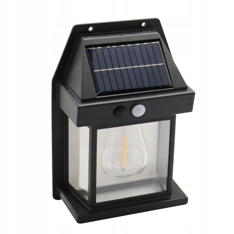 SOLAR GARDEN WALL LAMP LAPKA FOR FACADE TERRACE 1200mAh IP65 21cm