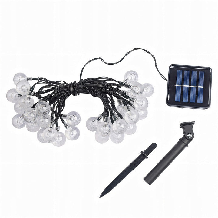 SOLAR GARLAND 10M LIGHTS 100 LED CHAIN GARDEN BALLS DECORATION FOR BALCONY Manufacturer code LAMPKI SOLARNE 10M ŁAŃCUCH