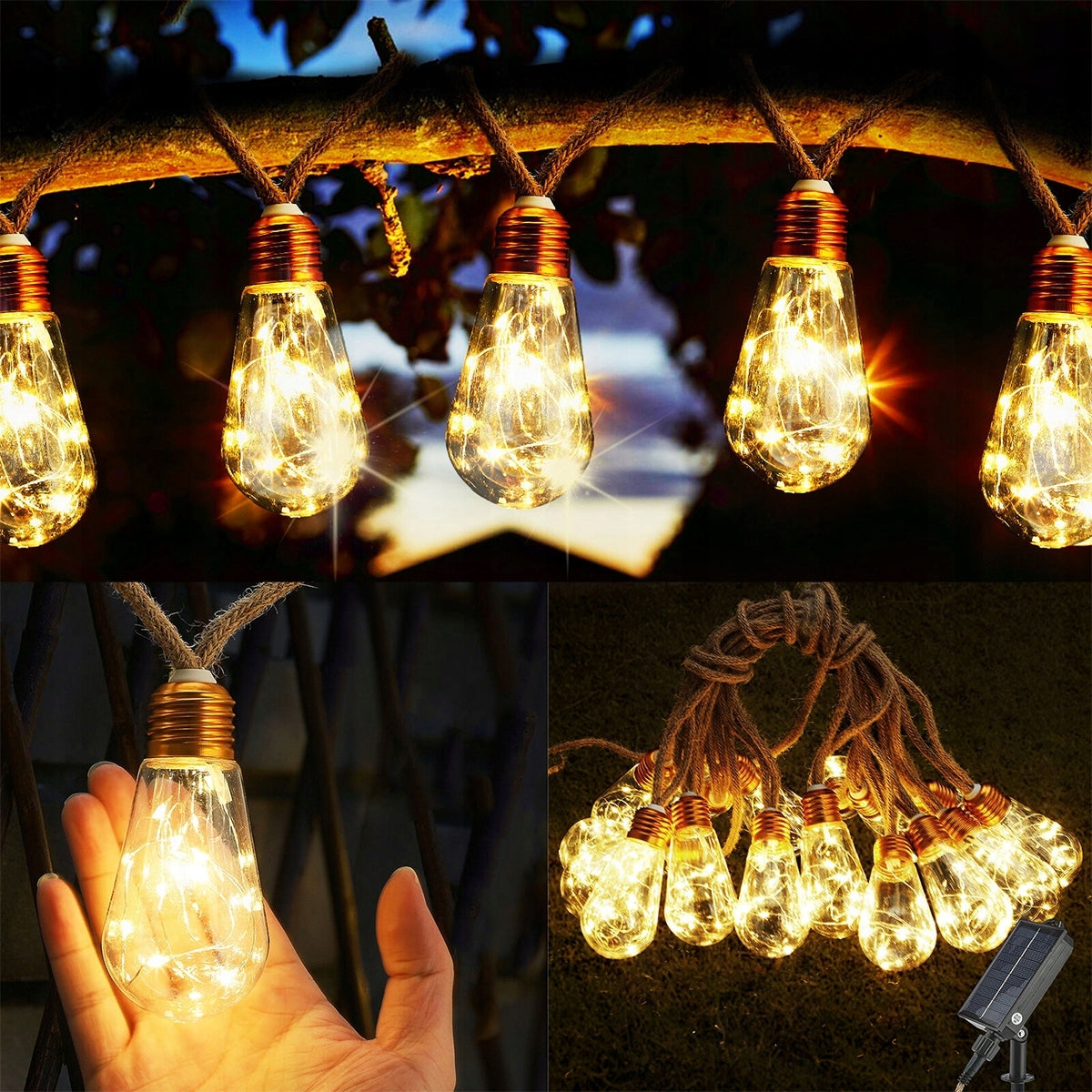 SOLAR GARLAND 7.8m 16LED Garden Lights Decorative IP65 Manufacturer code 6911410354994