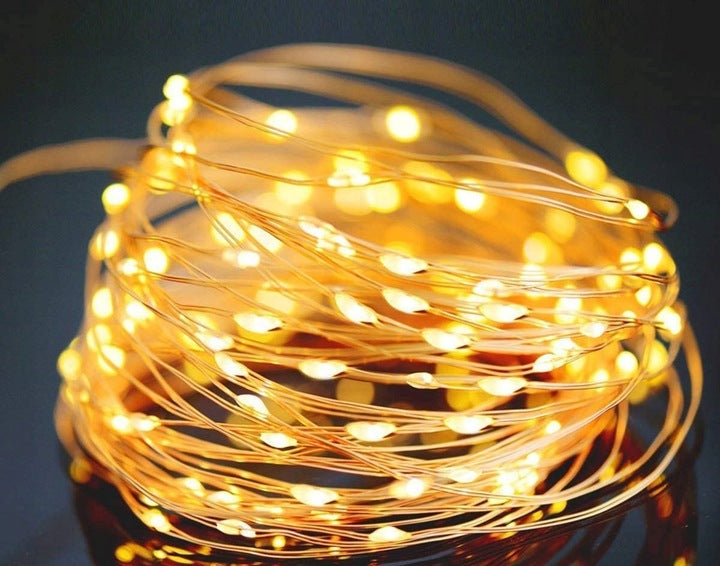 SOLAR GARLAND GARDEN WIRE LIGHT CHAIN 100 LED 10m + REMOTE CONTROL Manufacturer code 5162