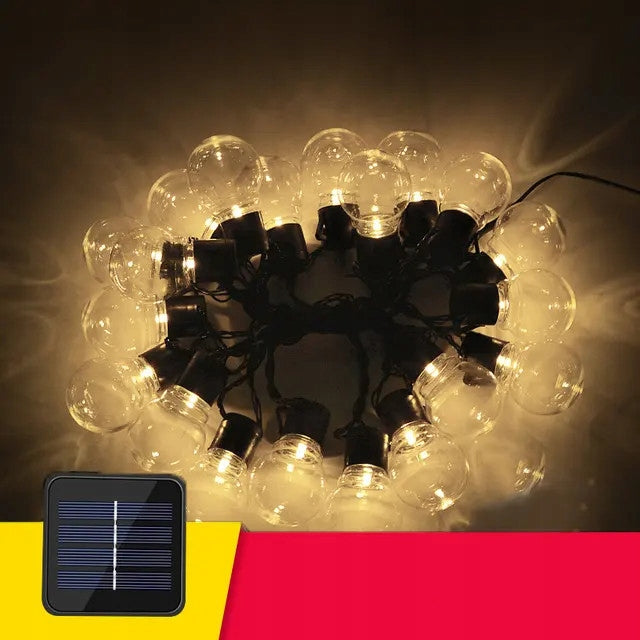 SOLAR GARLAND Garden Lights 20LED Hanging 2,8m For Balcony P145 Brand no brand