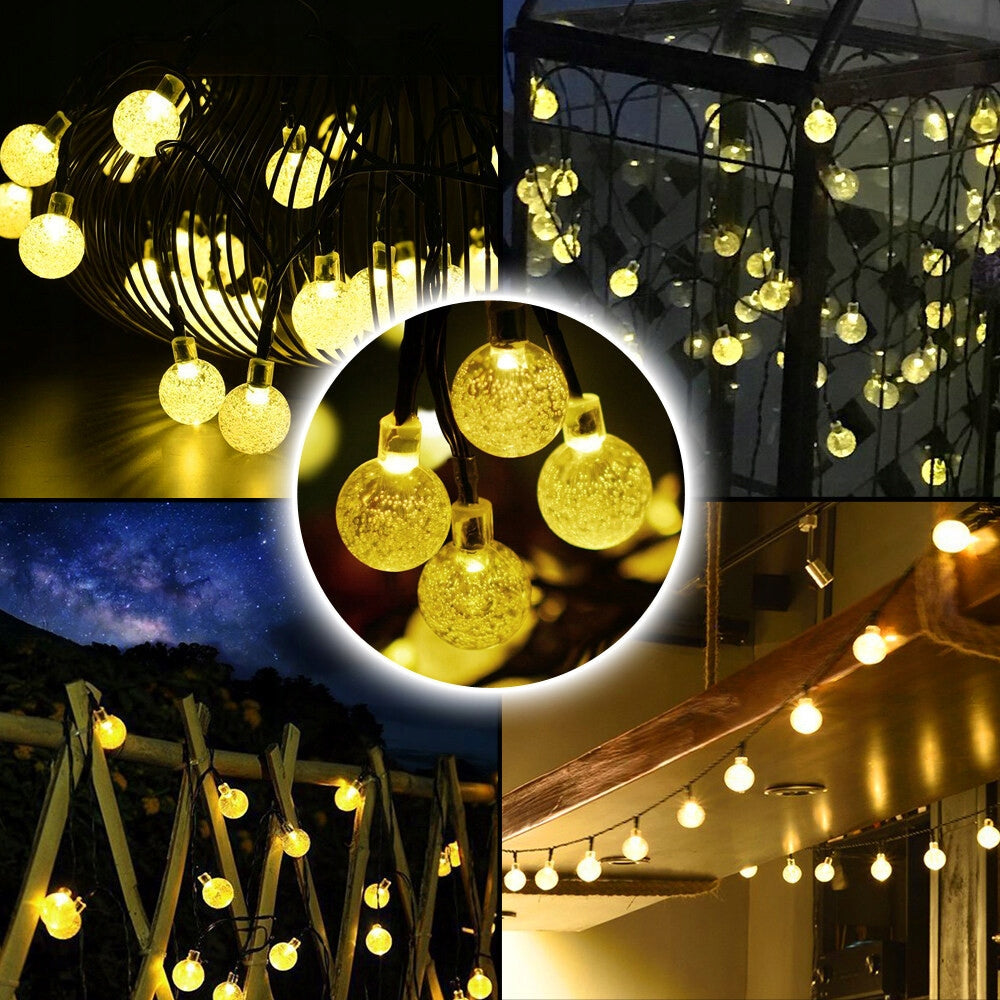 SOLAR GARLAND Garden Lights 50LED Hanging 10m For Balcony 4422 Brand Yermos