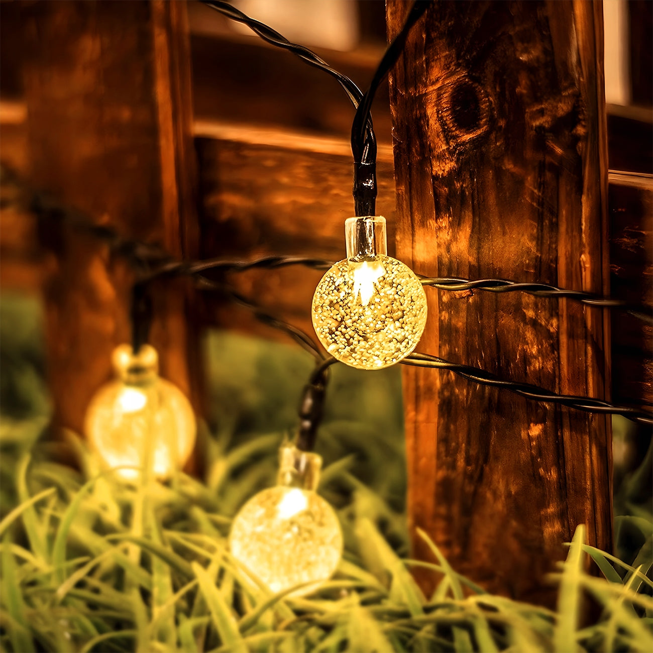 SOLAR GARLAND LED GARDEN LIGHT BALLS SOLAR LIGHTS 100 LED 12 M Brand MAXSELL