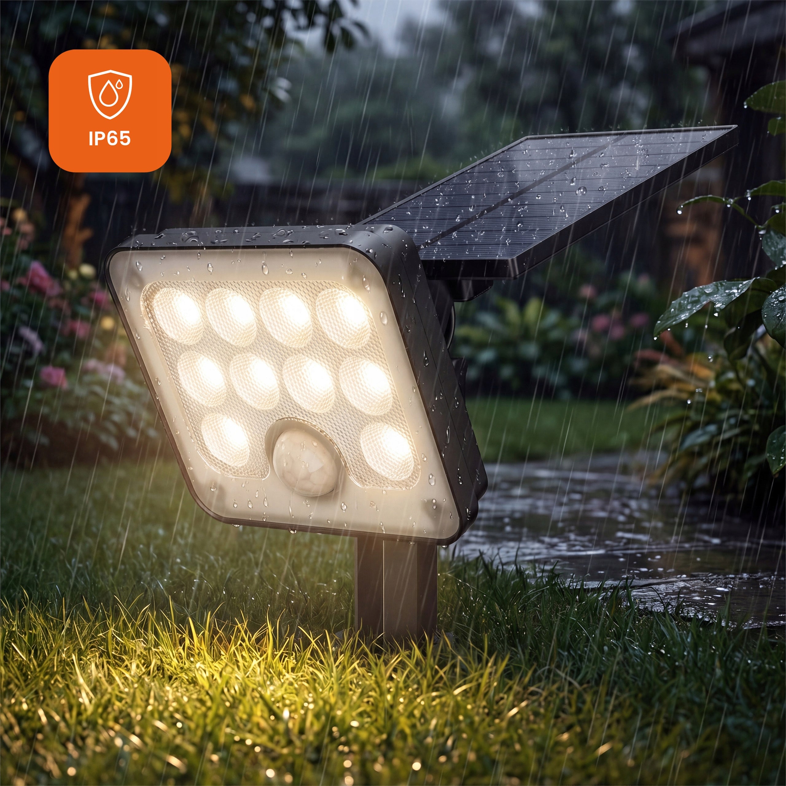 SOLAR LAMP 2IN1 Smartled Headlight Wall Lamp Driven Motion Sensor 400 lm Packaging status original