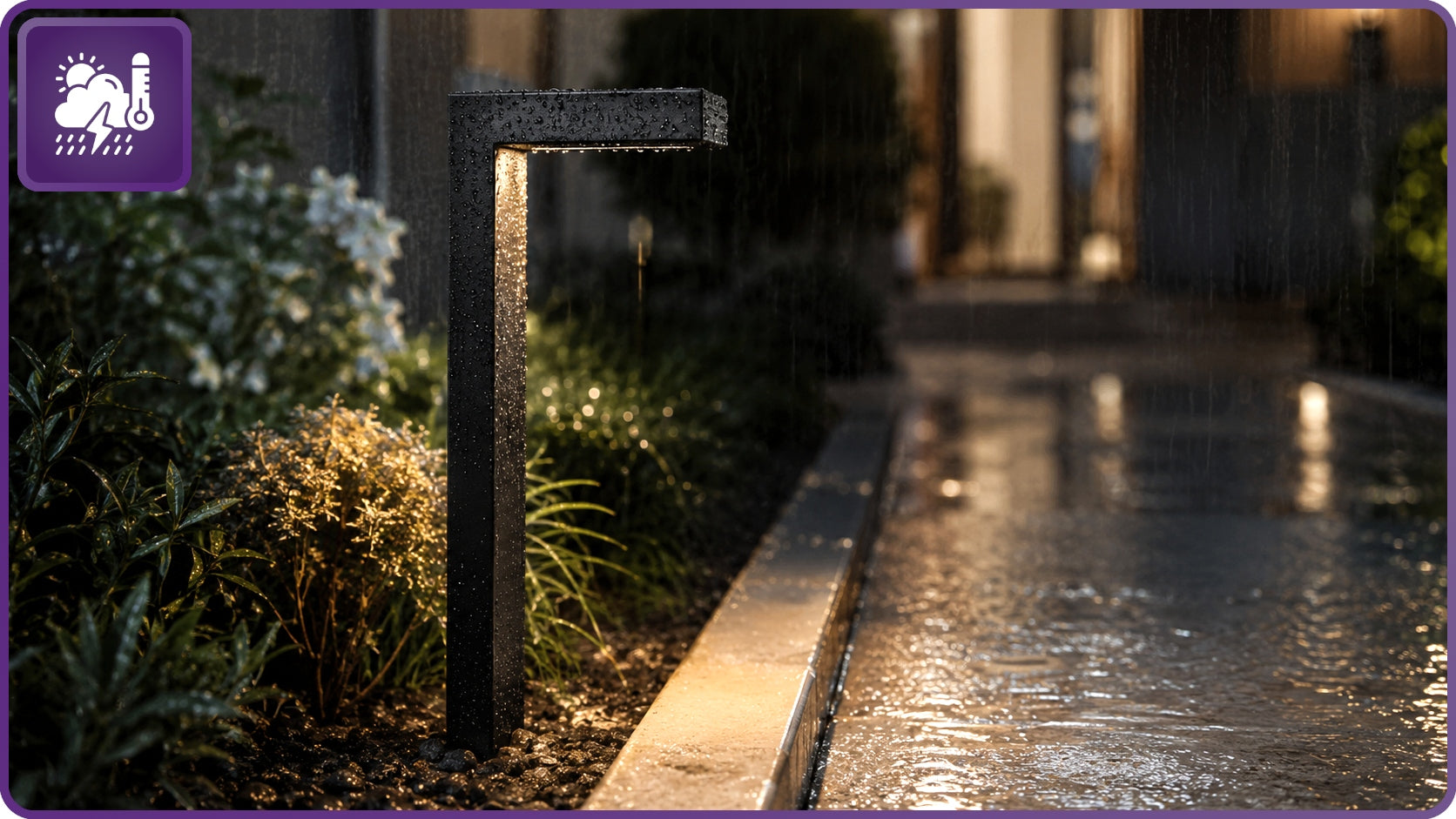 SOLAR LAMP LED Punched Post Twilight Sensor 55cm 2pcs Garden Packaging status original