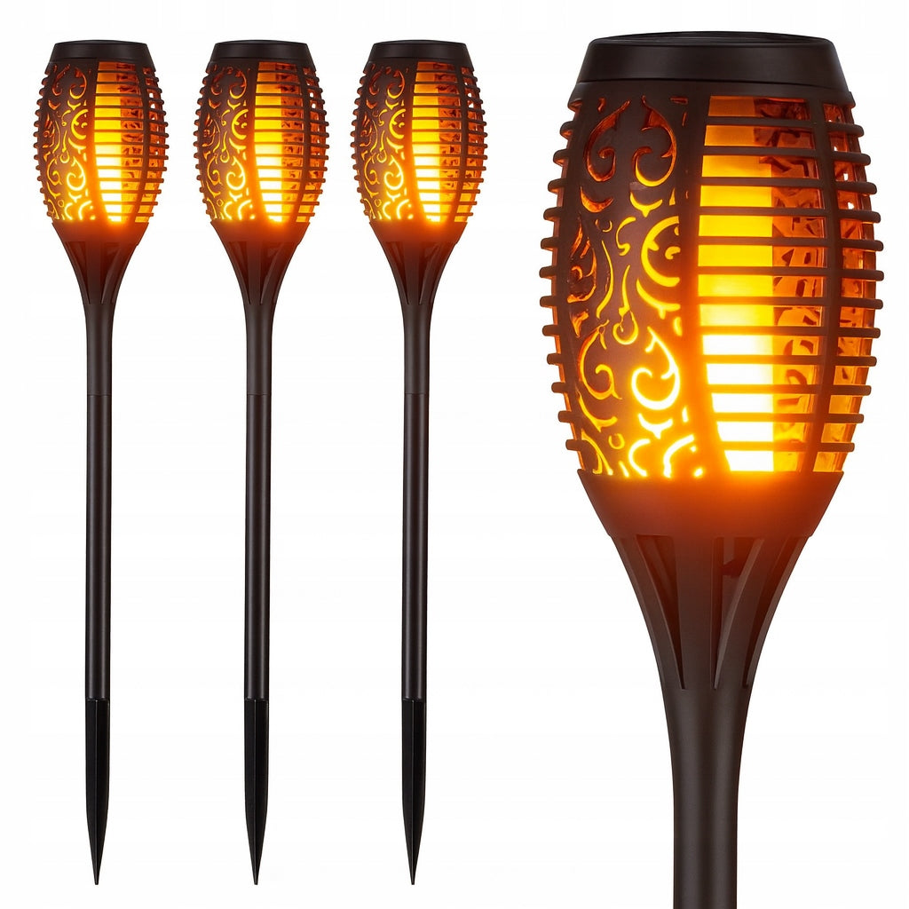SOLAR LED GARDEN LIGHT SOLAR TORCH FLAME EFFECT SET OF 8 Manufacturer code LAMPA SOLARNA WBIJANA POCHODNIA